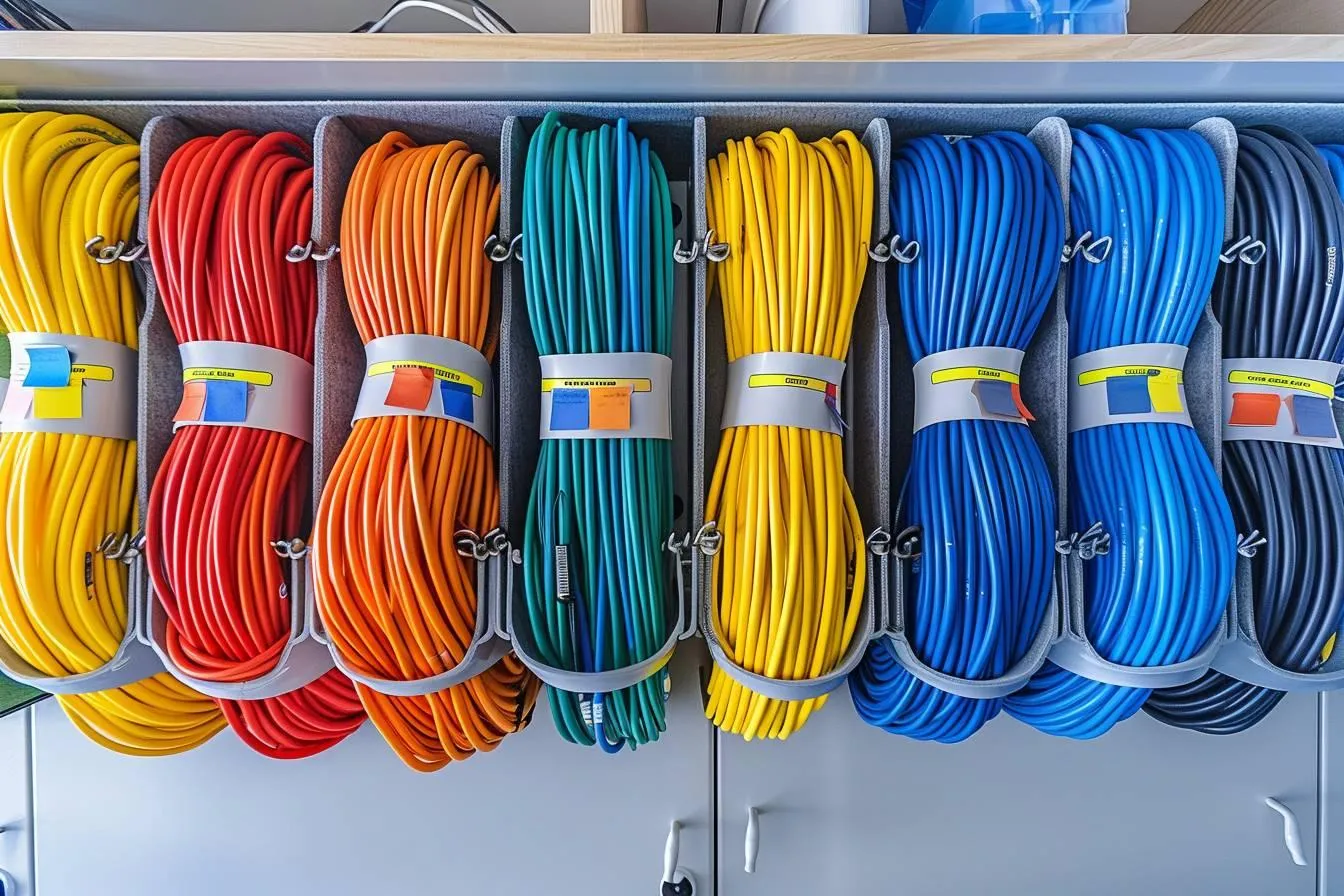 Rangement des câbles électriques : solutions pratiques pour organiser vos fils en toute sécurité