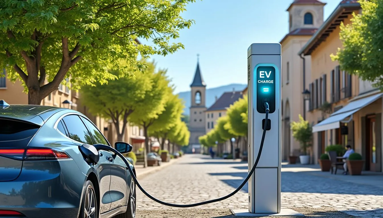Roquemaure accueille une nouvelle borne de recharge électrique pour véhicules