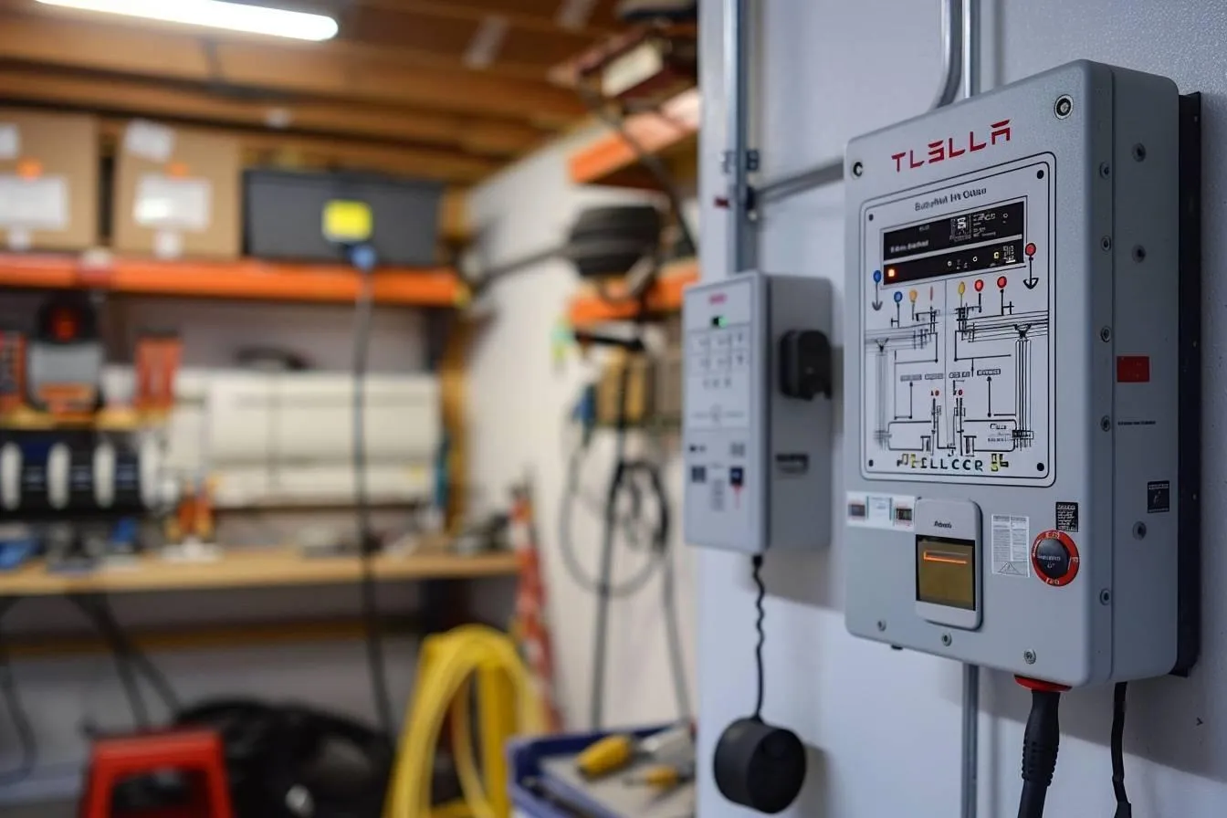 Schéma électrique complet pour l'installation d'une borne de recharge de voiture électrique