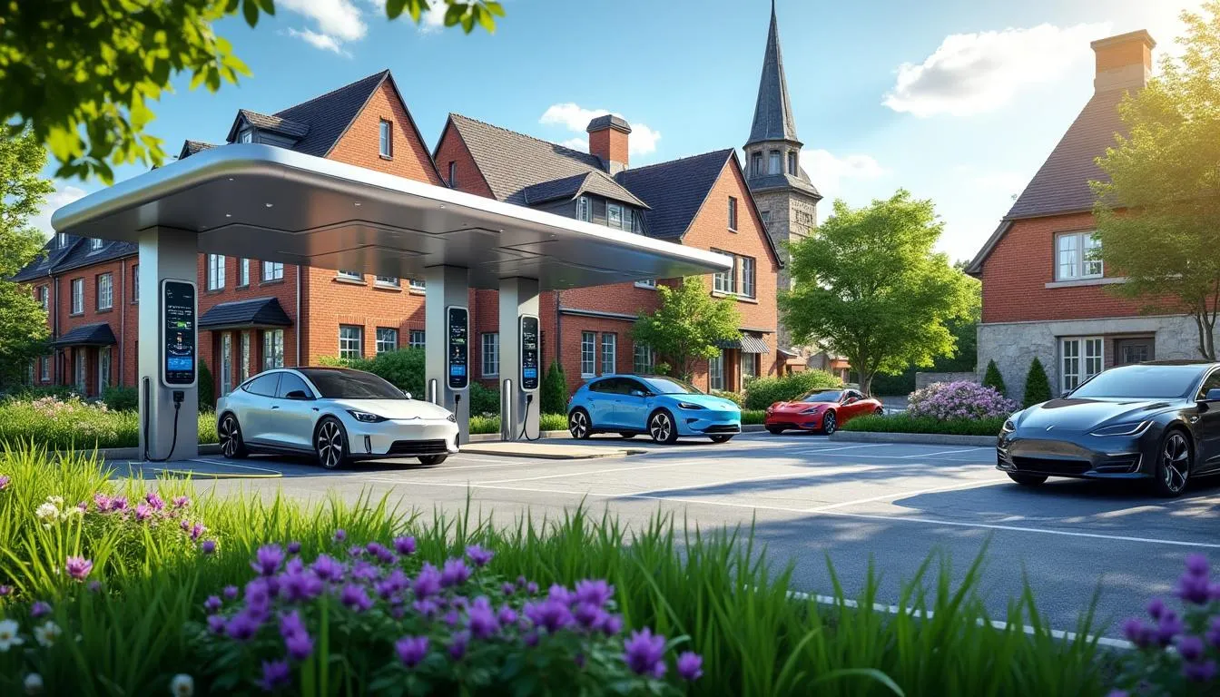 Une nouvelle station de recharge électrique voit le jour à Saint-Martin-des-Champs